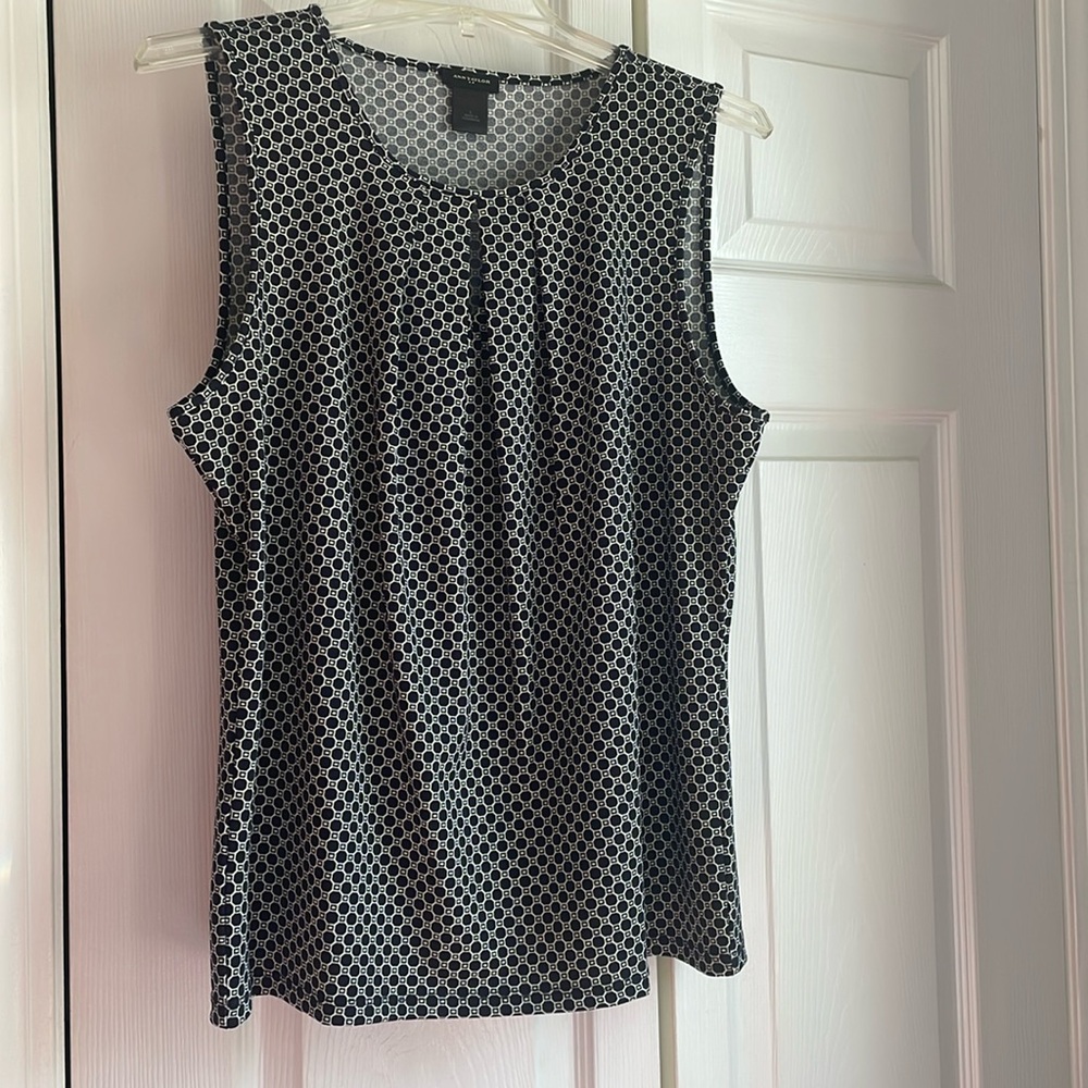 Ann Taylor sleeveless blouse.